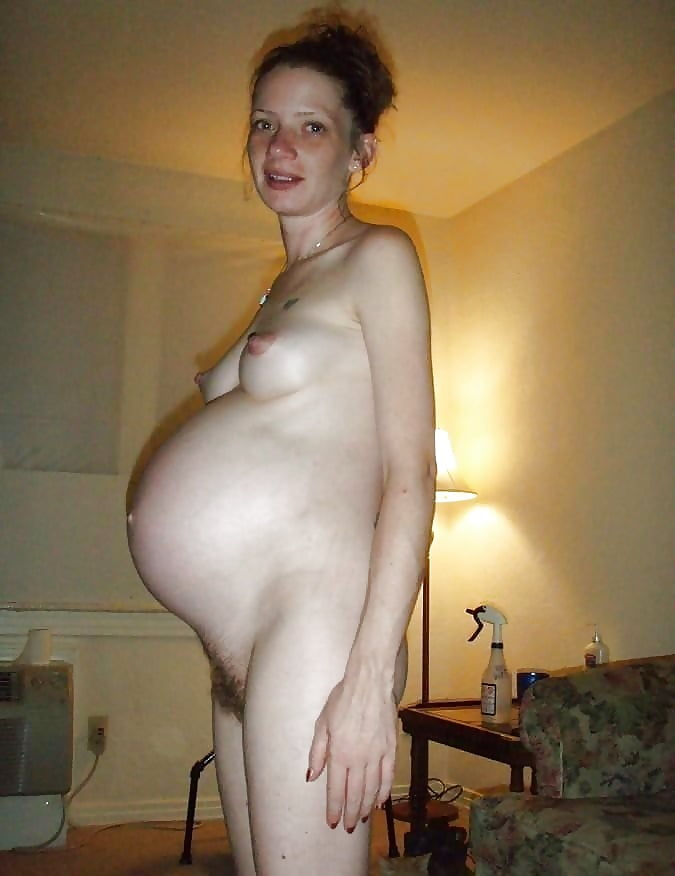 How beautiful are pregnant women with hairy pussy! - N